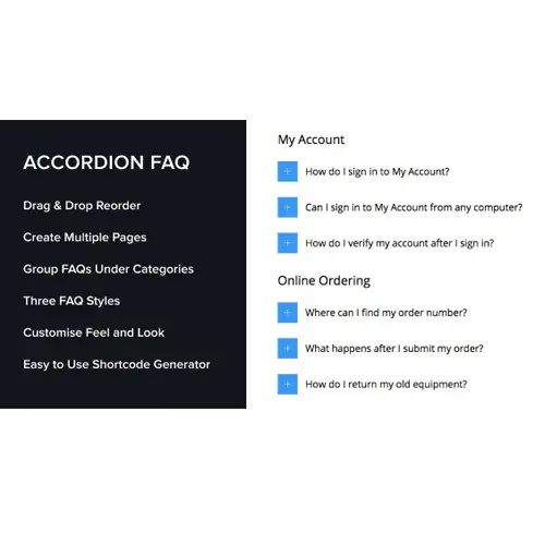 Accordion FAQ WordPress Plugin | WP TOOL MART