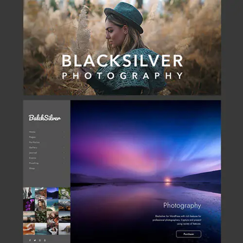 Blacksilver | Photography Theme for WordPress | WP TOOL MART