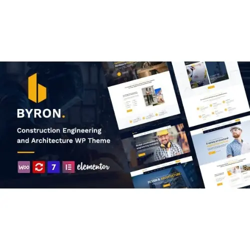 Byron | Construction and Engineering WordPress Theme | WP TOOL MART
