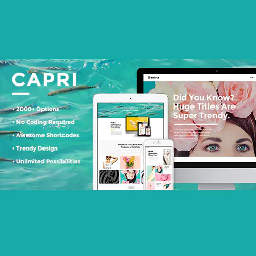 Capri – A Hot Multi-Purpose Theme | WP TOOL MART