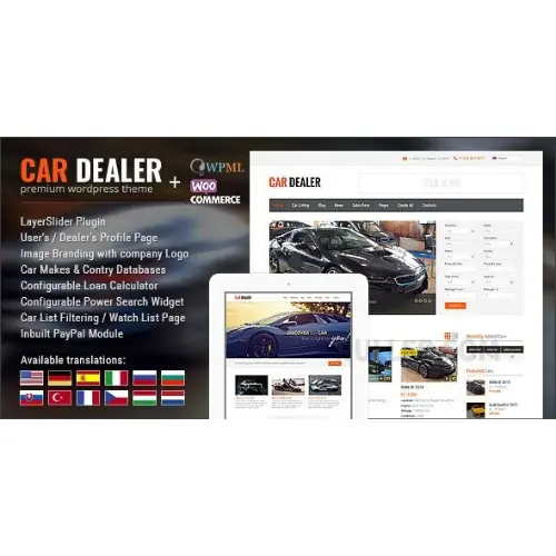 Car Dealership Automotive WordPress Theme – Responsive | WP TOOL MART