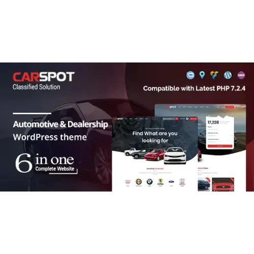 CarSpot – Dealership WordPress Classified Theme | WP TOOL MART