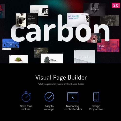 Carbon – Clean Minimal Multipurpose WordPress Theme | WP TOOL MART