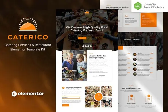 Caterico – Catering Services & Restaurant Elementor Template Kit | WP TOOL MART