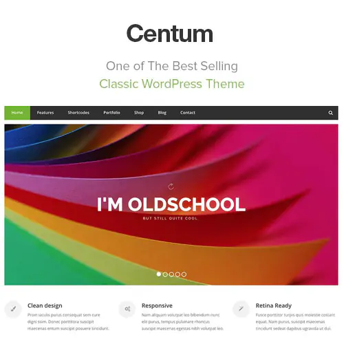 Centum – Responsive WordPress Theme | WP TOOL MART