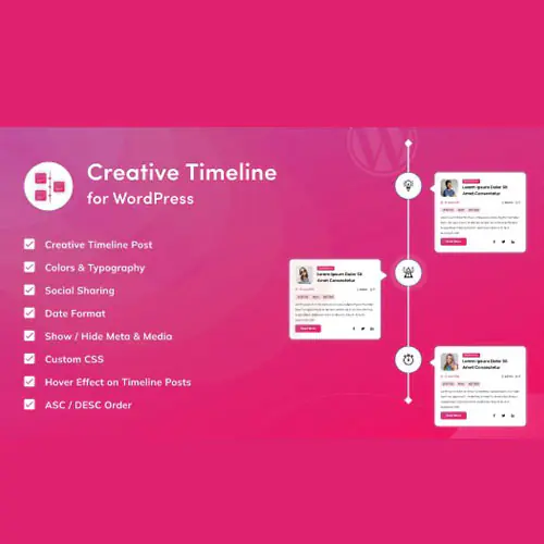 Creative Timeline for WordPress | WP TOOL MART