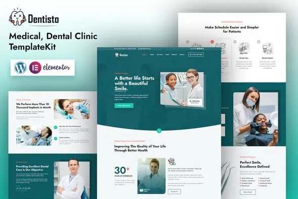 Dentisto | Dentist & Medical Elementor Template Kit | WP TOOL MART