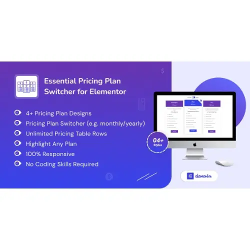 Essential Pricing Plan Switcher for Elementor | WP TOOL MART