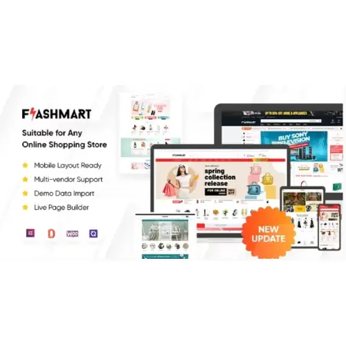 FlashMart – Multipurpose Elementor WooCommerce WordPress Theme (10+ Homepages & Mobile Layout Ready) | WP TOOL MART