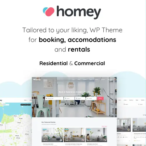 Homey – Booking and Rentals WordPress Theme | WP TOOL MART