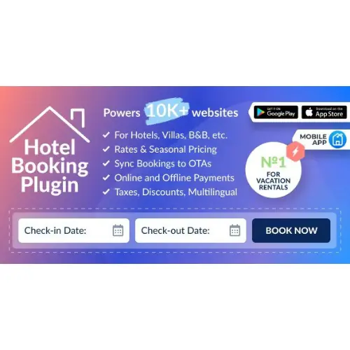 Hotel Booking WordPress Plugin – MotoPress Hotel Booking | WP TOOL MART