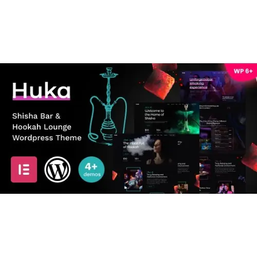 Huka – Shisha Bar & Hookah Lounge WordPress Theme | WP TOOL MART