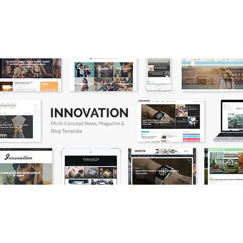 Innovation: Multi-Concept News, Magazine & Blog Theme | WP TOOL MART
