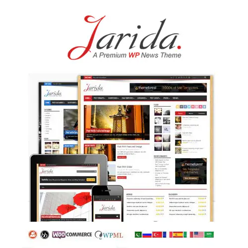 Jarida – Responsive WordPress News, Magazine, Blog | WP TOOL MART
