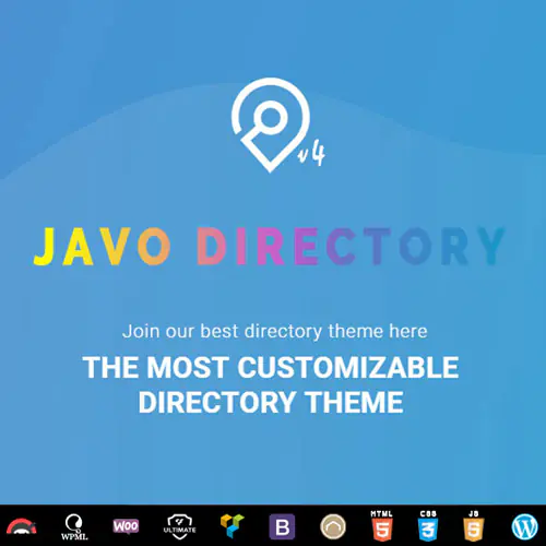 Javo Directory WordPress Theme | WP TOOL MART
