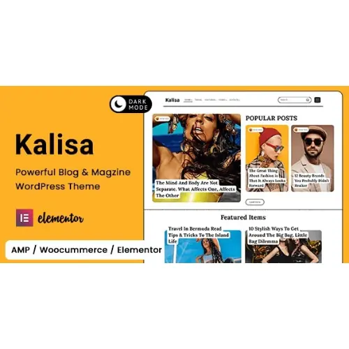 Kalisa | Blog & Magazine WordPress Theme | WP TOOL MART