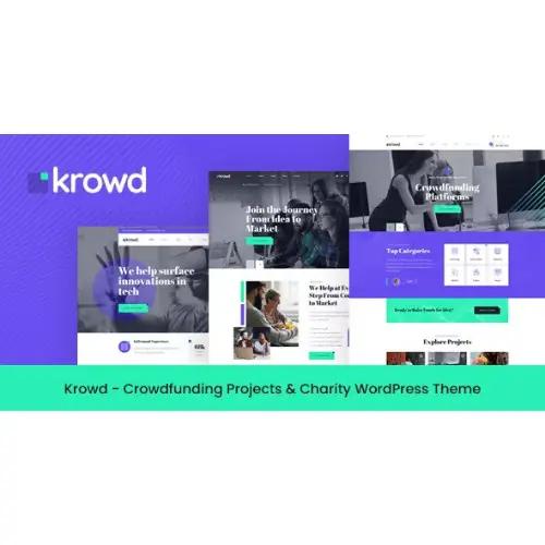 Krowd – Crowdfunding & Charity WordPress Theme | WP TOOL MART