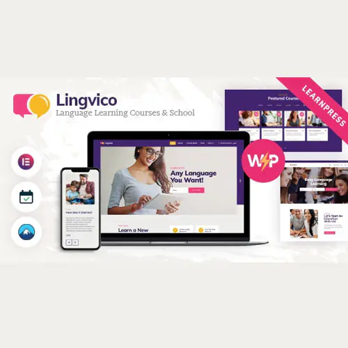 Lingvico | Language Center & Training Courses WordPress Theme | WP TOOL MART