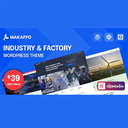 Makaffo | Industry & Factory WordPress Theme | WP TOOL MART