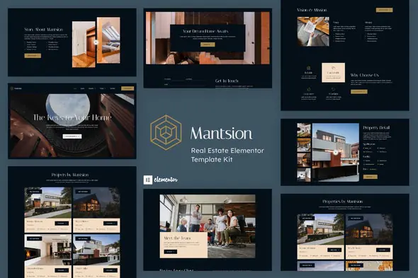 Mantsion - Real Estate Elementor Template Kit | WP TOOL MART