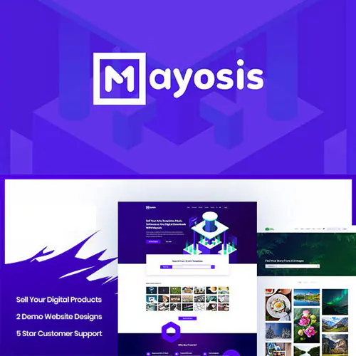 Mayosis – Digital Marketplace WordPress Theme | WP TOOL MART