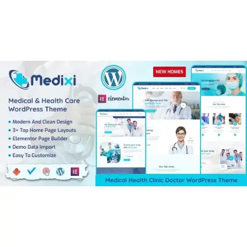 Medixi – Doctor & Medical Care WordPress Theme | WP TOOL MART