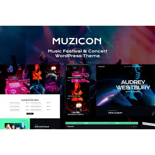 Muzicon – Music Festival & Concert WordPress Theme | WP TOOL MART