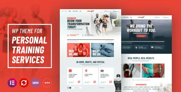 NanoFit - WP Theme for Personal Training Services | WP TOOL MART