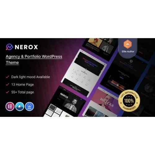 Nerox – Agency & Portfolio WordPress Theme | WP TOOL MART