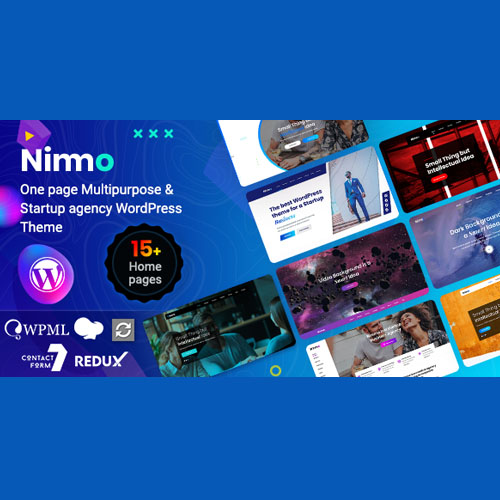 Nimmo – One Page WordPress Theme | WP TOOL MART