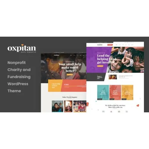 Oxpitan – Nonprofit Charity WordPress Theme | WP TOOL MART