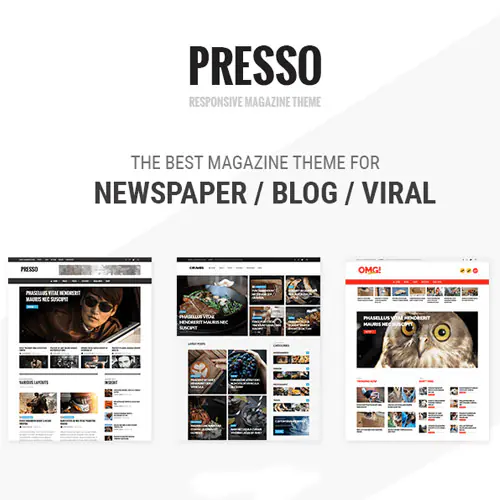 PRESSO – Modern Magazine / Newspaper / Viral Theme | WP TOOL MART