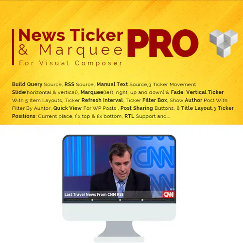 Pro News Ticker & Marquee for Visual Composer | WP TOOL MART