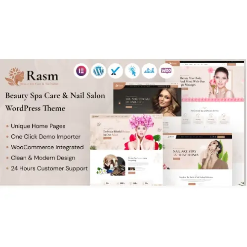 Rasm – Beauty Spa Care & Nail Salon WordPress Theme | WP TOOL MART