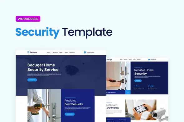 Secuger – Home Security Elementor Pro Template Kit | WP TOOL MART