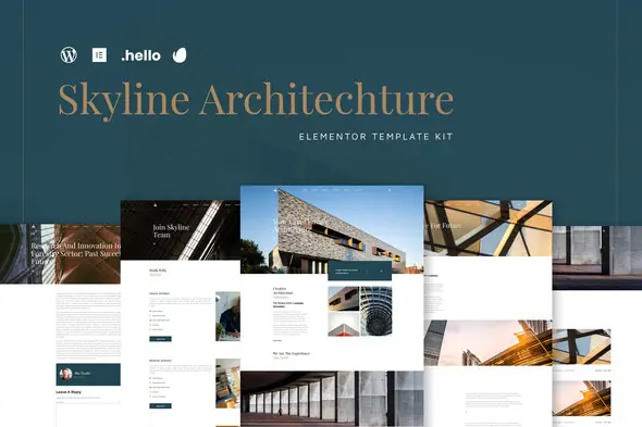 Skyline - Architecture Elementor Template Kit | WP TOOL MART