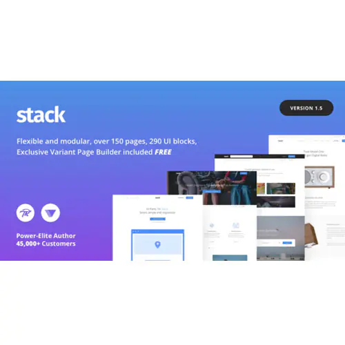 Stack – Multi-Purpose WordPress Theme with Variant Page Builder & Visual Composer | WP TOOL MART