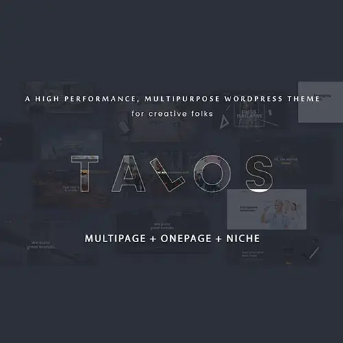 Talos – Creative Multipurpose WordPress Theme | WP TOOL MART