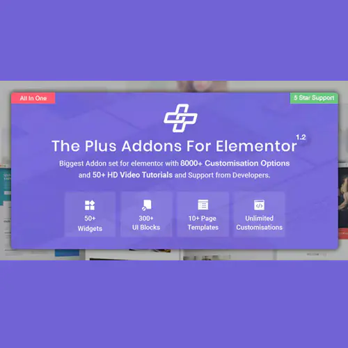 The Plus – Addon for Elementor Page Builder WordPress Plugin | WP TOOL MART