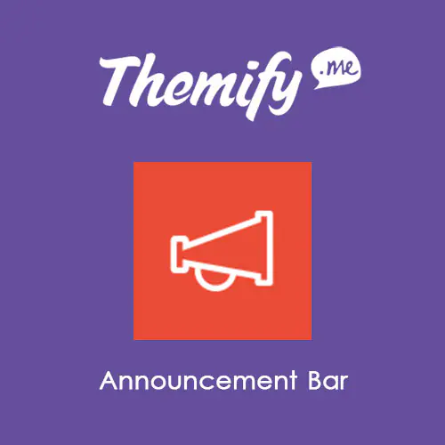 Themify Announcement Bar | WP TOOL MART