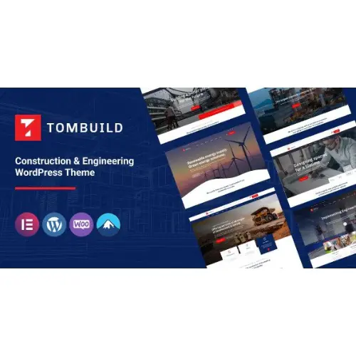 Tombuild – Construction & Engineering WordPress Theme | WP TOOL MART