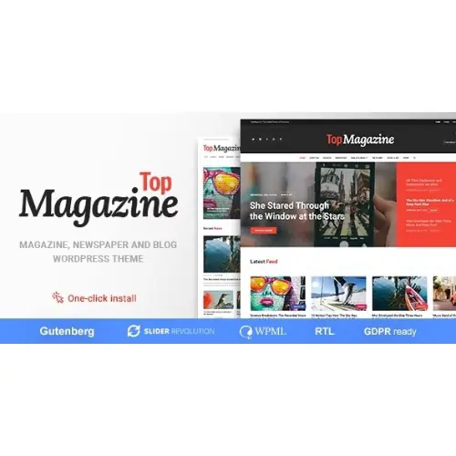 Top Magazine – Blog and News WordPress Theme | WP TOOL MART