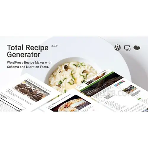 Total Recipe Generator – WordPress Recipe Maker with Schema and Nutrition Facts | WP TOOL MART