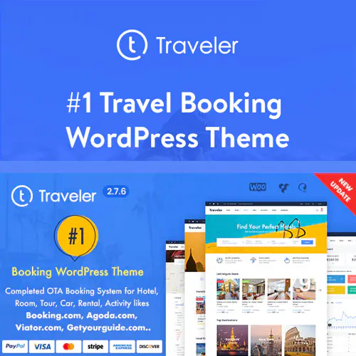 Travel Booking WordPress Theme | WP TOOL MART