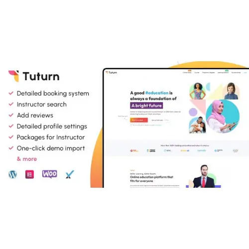 Tuturn – Online tuition and tutor marketplace WordPress Plugin | WP TOOL MART