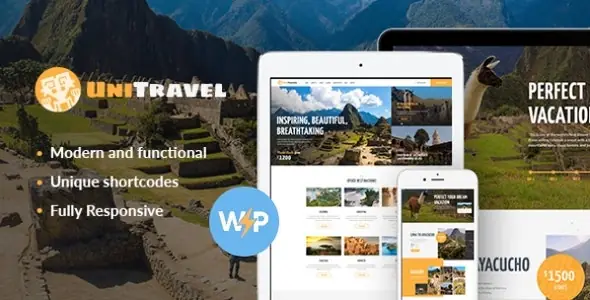 UniTravel | Travel Agency & Tourism Bureau WordPress Theme | WP TOOL MART