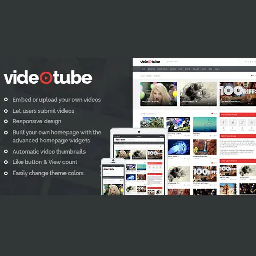 VideoTube – Responsive Video WordPress Theme | WP TOOL MART