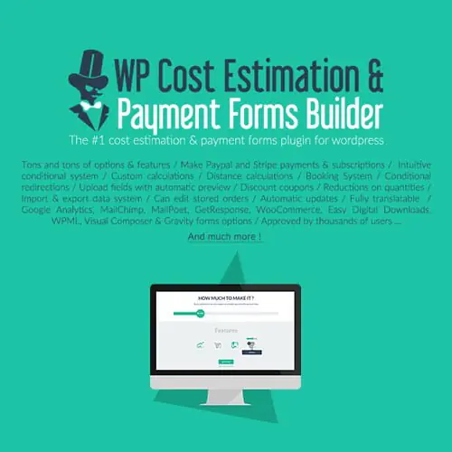 WP Cost Estimation & Payment Forms Builder | WP TOOL MART