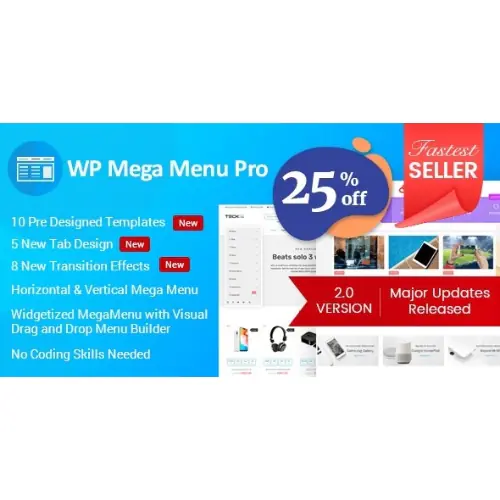 WP Mega Menu Pro – Responsive Mega Menu Plugin for WordPress | WP TOOL MART