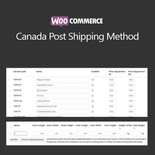 WooCommerce Canada Post Shipping Method | WP TOOL MART
